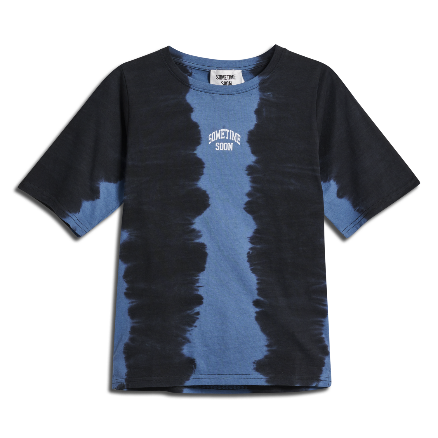 stsRIVER T-SHIRT S/S, TRUE BLUE/BLACK, packshot