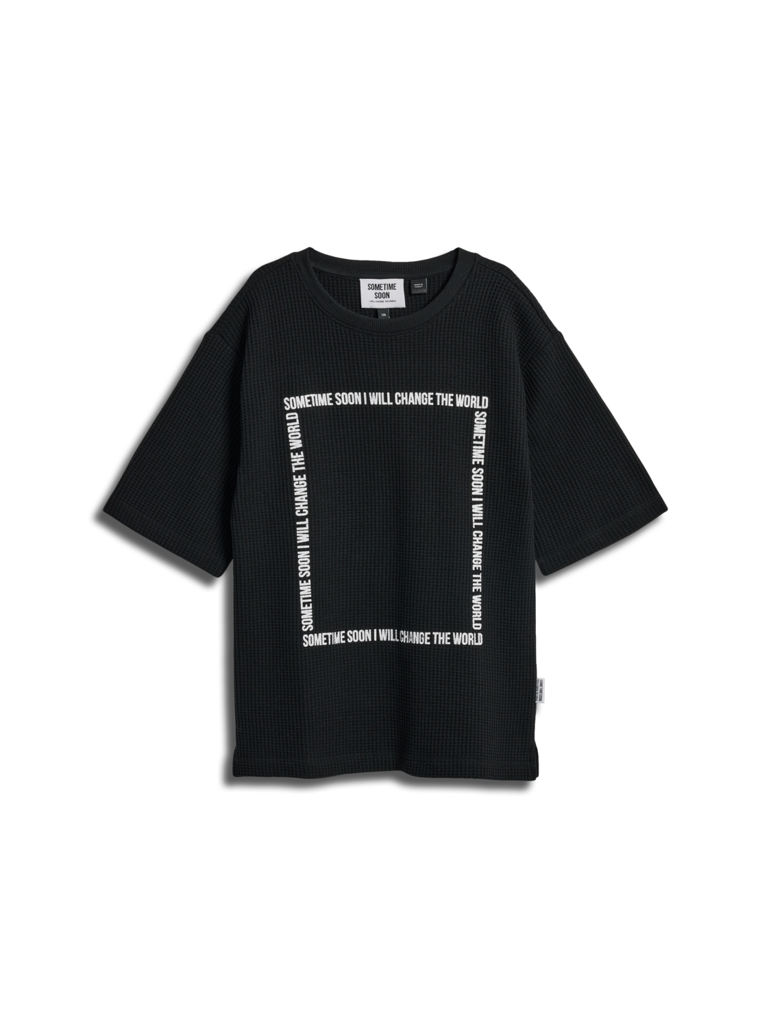 stsJACOB T-SHIRT S/S, BLACK, packshot