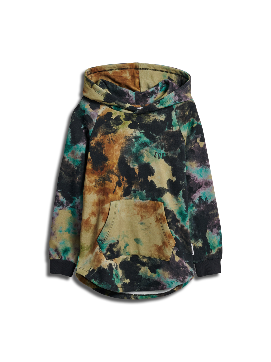 stsMONTEREY AOP HOODIE, ANTIQUE GOLD, packshot