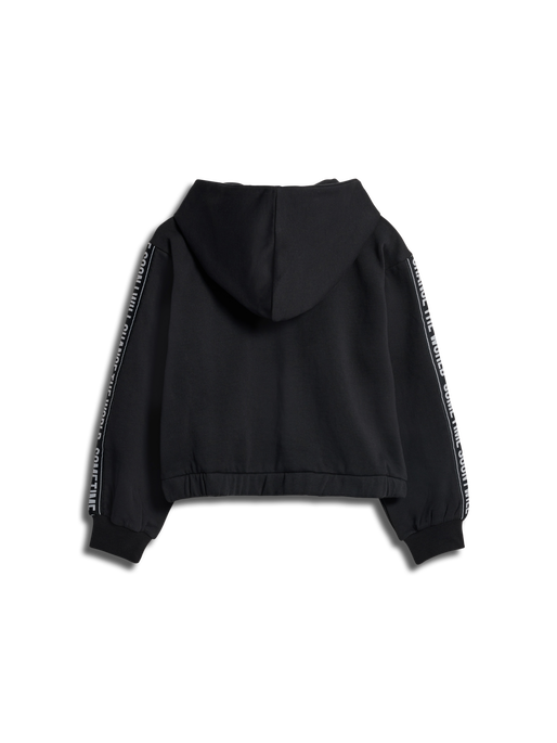 stsEVIE ZIP HOODIE, BLACK, packshot