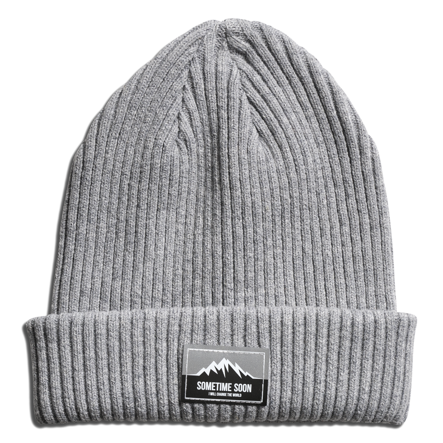 stsNORTH BEANIE, LIGHT GREY MELANGE, packshot