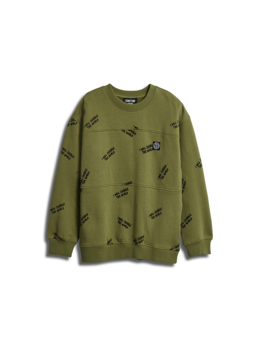 stsMILOS SWEATSHIRT, OLIVE BRANCH, packshot