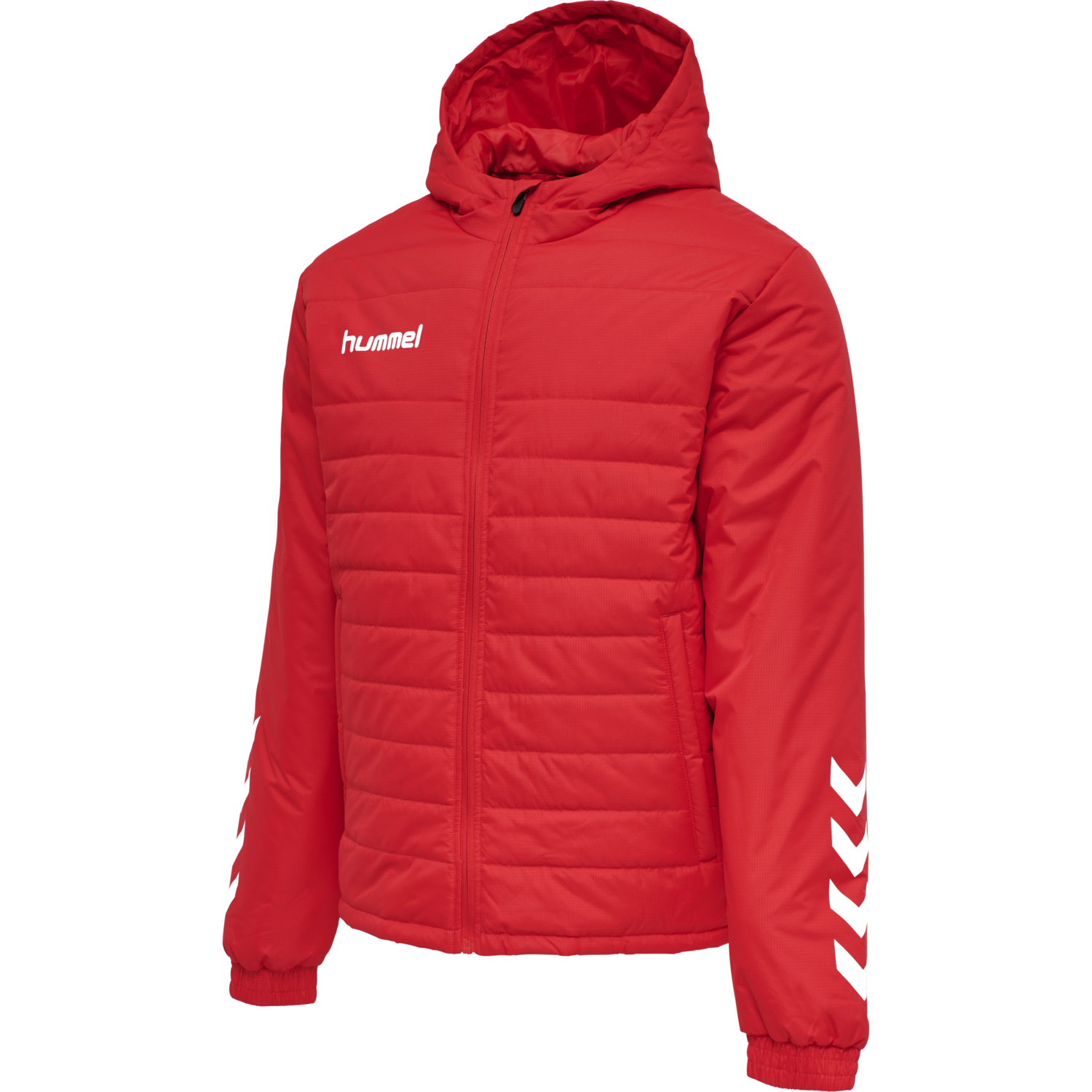 hummel SHORT BENCH JACKET - TRUE RED | hummel.dk