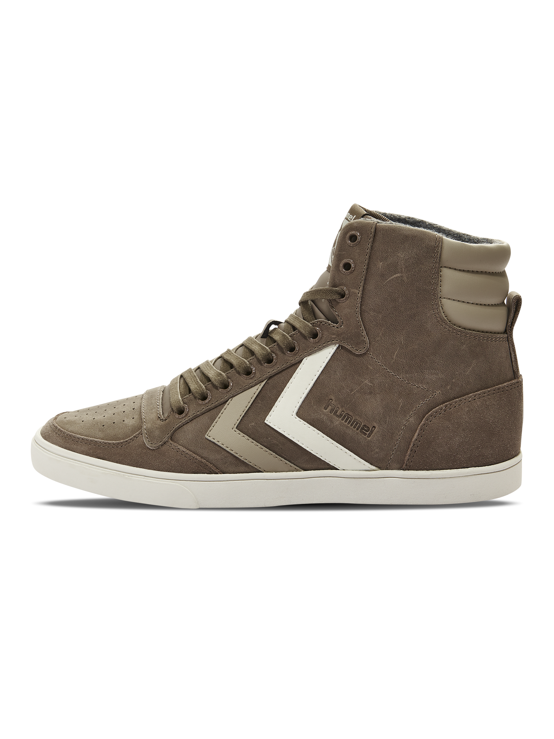 hummel SLIMMER STADIL DUO HIGH - TAUPE GREY |