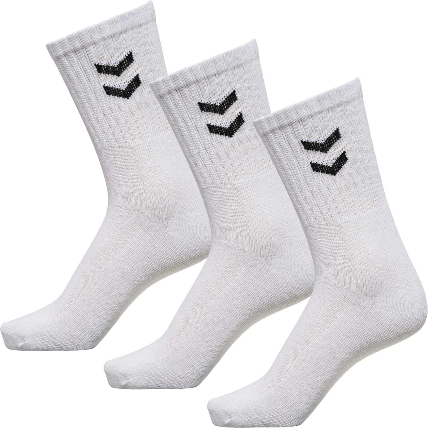 Pirat Forvirret te hummel 3-Pack Basic Sock - WHITE | hummel.dk