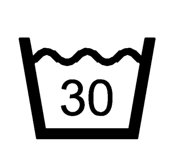 Maskinvask ved 30 grader Maskinvask ved 30 grader