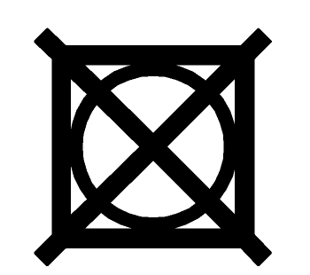 Må ikke tørretumbles